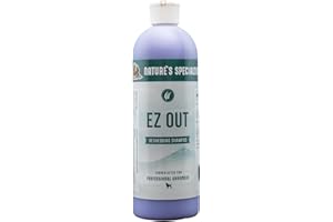 Nature's Specialties EZ Out Deshedding Dog Shampoo - Conditioning & Deshedding Shampoo for Dogs - Promotes Healthy Skin and Coat - Reduces Shedding - Ideal for Short or Long Coats, 473ml