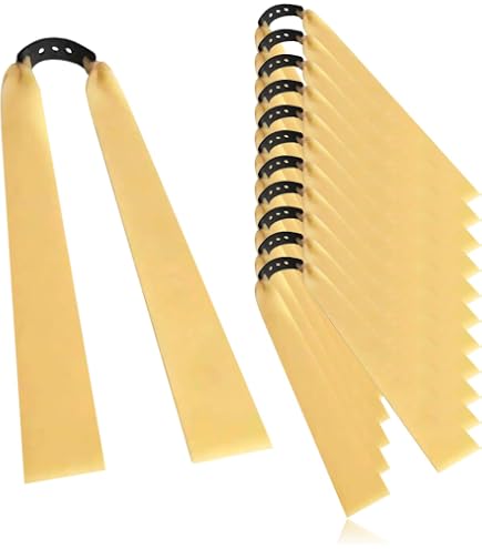 Lot De 6 Bandes Élastiques Pour Catapulte – Latex Naturel, Style 6090, 13,5 Cm – Compatible Avec Fronde, Tir, Chasse – Pour Adultes Et Enfants
