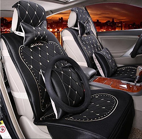 Preisvergleich Produktbild Universal bestickt Auto Sitzbezüge, Rosa