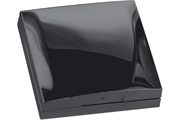 Berker 918282510 Integro Flow/Pure Frame 1 fack med vikbart lock svart glänsande