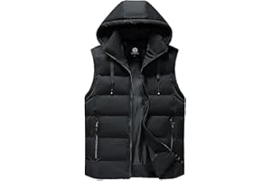 Didadihu Ärmellose Weste Herren : Kapuze Arbeitsweste Plüsch Steppweste Winterweste Herbst Winter Wärme Ärmellos Jacke Vest Pufferweste Stehkragen Warm