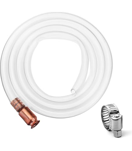 Pompa A Sifone Manuale 1.8m - Per Travaso Benzina, Gasolio, Acqua, Con Tubo In PVC - Foto 7