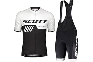 HOMTOL Conjunto de ropa de ciclismo para hombre maillot de manga corta culotte de ciclismo maillot de ciclismo para hombre transpirable de secado rápido con acolchado de asiento 3D