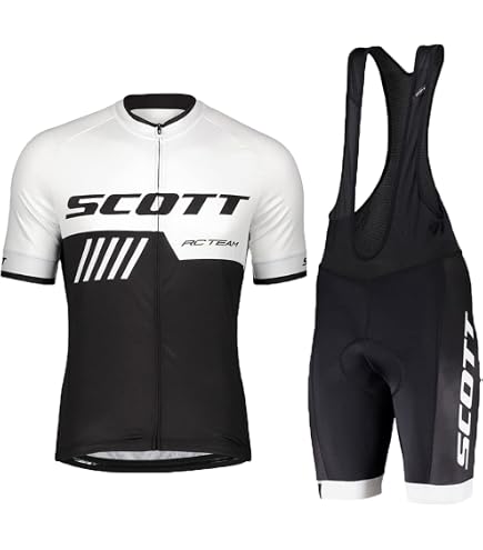 Tenue Cyclisme Homme Tenue Vélo Homme INBIKE - Maillot Manches Longues Cuissard Rembourré Gel - Confort Printemps