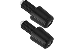 LT Easiyl 1 Par Tapones Manillar Motocicleta 7/8 Pulgadas Y 22 Mm Tapones Manillar Motocicleta Tapones Manillar Motocicleta Tapones Manillar Motocicleta Motos Cross Y Scooters (Negro)