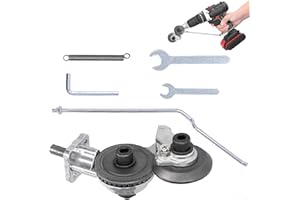 SUNBEAUTIFUL Tin Shears Electric Metal Tin Cutter, Electric Drill Plate Cutter, Metal Nibbler Drill Attachment, Portable Sheet Metal Cutting Tool, for Cutting Metal Sheet Precise Cutting