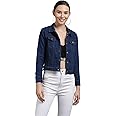 FUNDAY FASHION Full Sleeve Blue Solid Women's Denim Jacket