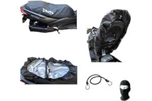 MOTO SPORT MONDO COMPATIBILE CON KYMCO DOWNTOWN 300i TELO COPRISELLA FELPATO IMPERMEABILE ANTIGRAFFIO TG. XL 130X72CM COPERTURA PER SELLE MOTO SCOOTER UNIVERSALE ANTIPIOGGIA IN PVC