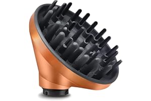 XICIKI Dysza dyfuzora do Dyson Airwrap Styler, dysza dyfuzora do Dyson Airwrap HS05 HS01, konwersja do stylizacji Dyson Airwrap w suszarkę do włosów, nakładka z dyfuzorem (złota)
