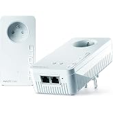 devolo Magic 2 WiFi Next - Fast WiFi PLC Starter Kit (2400Mbps, 3 Gigabit Ethernet Ports), for Teleworking and Live Streaming