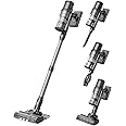 Proscenic P11 Mopping Aspirapolvere Senza Fili Lavapavimenti Leggero 35Kpa/500W Serbatoio dell’Acqua, Scopa Elettrica 4 Spazz