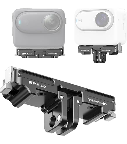 Adaptador De Montaje Vertical/horizontal Para Insta360 GO 3S/GO 3 – Plegable, Con Conector 1/4” Y Compatible Con Flash Original