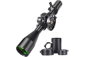 WestHunter Optics HD GEN2 6-24x50 FFP Precision Competition Riflescope, 30 mm Tube First Focal Plane Etched Glass Reticle Tactical 1/10 MIL Shooting Scopes | Zero Stop/Zero Reset