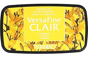 Tsukineko Sympathique Versafine Clair D'encrage, Matière Synthétique, Jaune, 5.6 X 9.7 X 2.3 cm