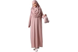 ihvan online Robes Musulmanes pour Femme, Robe de prière Islamique à Manches Longues