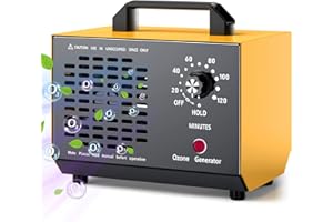 KASAKILY Ozongenerator Auto Ozongerät 110W Ozonisator Industrieller 40000mg/Std O3 Ozon Luftreiniger mit 120 Min Timer Geruchsneutralisierer Geruchskiller 300㎡ für Wohnung Räume
