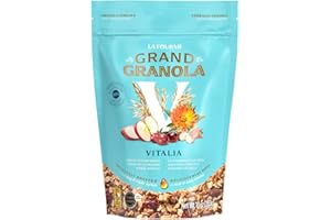 La Fourmi - Grand Granola Vitalia - Granola canneberges séchées, amandes grillées, pommes séchées et flocons d’avoine - 80% d’ingrédients bio