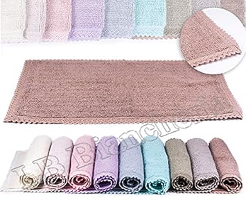 Lovely Home Tappeto Bamboo Tinta Unita Cm 50x100 Tappetino