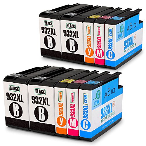 Aoioi 932XL 933XL Multipack Ersatz für HP 932XL 933XL Druckerpatronen(4 Schwarz, 2 Blau, 2 Rot, 2 Gelb), Kompatibel mit HP Officejet 6600 6700 Premium 6100 7612 7110 7610 Patronen