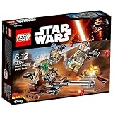 LEGO Star Wars - Rebel Alliance Battle Pack 75133 Features A Speeder Bike With 2 Seats For Mini figures Order Now! With E-book Gift@ by LEGO - Lego