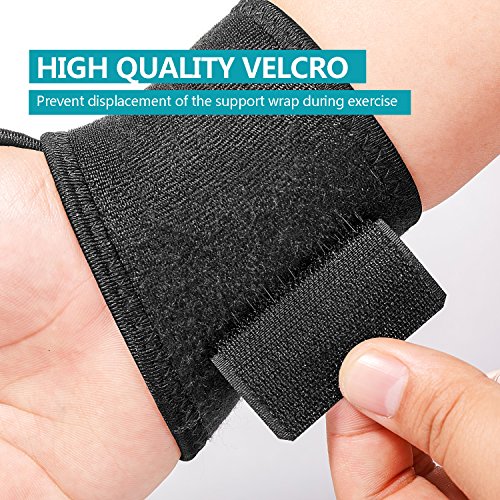 LUZWAY Handgelenkbandage Sehnenscheidenentzündung Verstellbare, Handgelenkstütze, Handgelenk Unterstützung,Einstellbare Handgelenkschoner Wrist Wraps für Alltag Fitness ,Sport, Boxen und Kraftsport ,Handbandage Beide Hände Gültig - 4