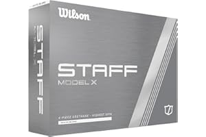 Wilson Staff Golf Balls, Staff Model X, FourPiece High Spin Golf Ball, 12 Balls