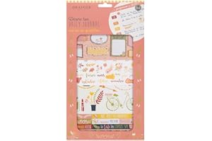 Toga by DRAEGER Paris - Kit de décoration Complet pour Bullet Journal - 2 Planches de Stickers, 1 Planche de pochoirs et 7 Blocs de Sticky Notes - Accessoires DIY - Thème Fleuri