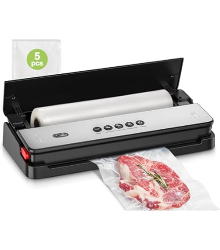 Vacuümsealer met Ingebouwde Cutter en 10 Vacuümzakken - Professionele
