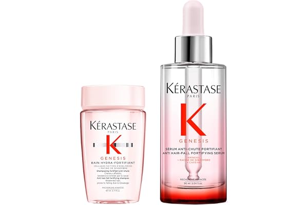 KÉRASTASE Genesis - Routine Nourissante & Anti-Casse pour Cheveux Fragiles - Renforce & Réduit la Casse - Aminexil