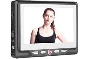 MOUMOUTEN Digitaler Türspion Viewer, Türspion Kamera Türspion mit Nachtsicht 24 Stunden Sicherheits Türkamera 3X Zoom Guckloch-Kamera 120° Türklingel-Viewer