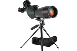 SWTGTEM Spektiv Sportschützen 25-75x70, HD BAK4 Prisma FMC Monokular Dual Focus IPX6 Wasserdicht Tragetasche Spektive für Sportschützen Vogelbeobachtung
