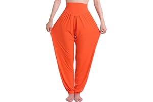 Hoerev Super Miękki Modalny Spandex Harem Joga Pilates Spodnie