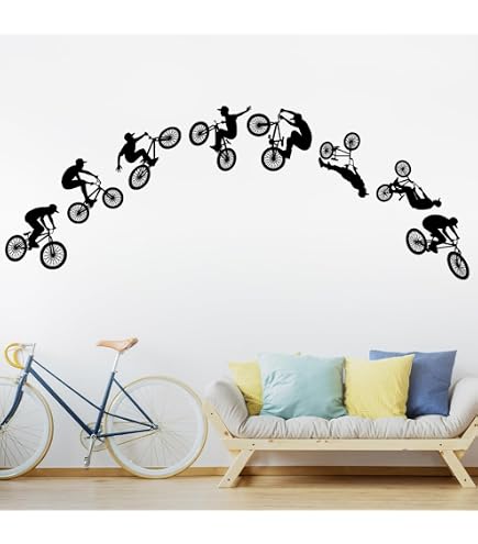 Motorrad-Wandtattoo Von GRAZDesign - Stylischer Wandsticker Für Kinder- & Jugendzimmer