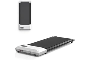Superun Tapis roulant Walking Pad, Max 134 kg Tapis roulant sotto la scrivania Installazione gratuita per uso domestico e ufficio, Jogging da passeggio 1845 W con telecomando e display LCD