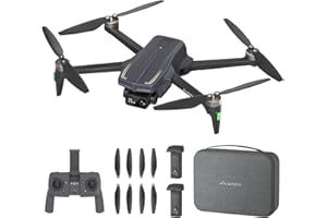 Ameta Drone con Telecamera 4K Professionale, S20 Pro Drone GPS per Bambini e Adulti con Ritorno Automatico/ 50 Minuti/Follow Me/Modalità Intelligenti/Controllo Gesti, Mini Drones FPV Meno di 249g