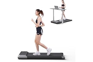 DeerRun Raceable Walking Pad 1845W Tapis Roulant Elettrico da Scrivania Max 134kg con Controllo APP Treadmill Portatile con corsi di formazione e gare Multi-Runner