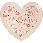 Meri Meri Valentine&rsquo;s Desenli Kalp Tabak, 8'li