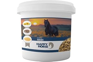 Happy Horse Gastro Mash | Getreidefreies Mash für Pferde mit empfindlichem Magen | 5 kg | Mit Kamille, Ingwer & Leinsamen | Magenschonend & Leicht verdaulich | Ohne Zusätze & Zucker