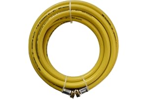 BONI-SHOP 'Tuyau de remplissage pour chauffage 3/4 (env. 26 mm) filetage intérieur 15bar 5 Meter jaune