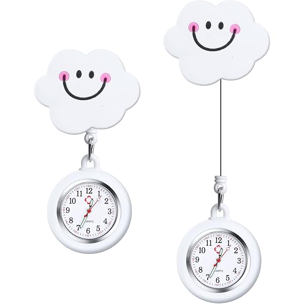 Clip Orologio Infermiera Silicone Ospedale Medico Tunica Quarzo