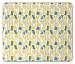 Produktbild Tropical Mouse Pad, Pineapple Fruits Juice Exotic Delicious Organic Coconut Fresh Theme, Standard Size Rectangle Non-Slip Rubber Mousepad, Yellow Hunter Green Grey