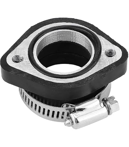 Adaptador De Carburador De Motocicleta De Goma, Colector De Admisión De Aire Negro De 48mm, Colector De Carburador Para Pwk 21 24 26 28 30mm Dirt Bike - AliExprs