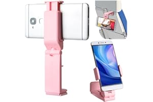 VIDACHARMY Soporte para Teléfono de Avión, Soporte para Teléfono de Avión con Rotación de 360 Grados, Soporte para Teléfono de Viaje Manos Libres, para Cocina, Escritorio, Oficina en Casa
