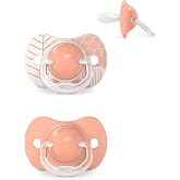 Suavinex, Pack of 2 Pacifiers with Physiological Silicone Teat SX Pro, for Babies +18 Months, Flatter, More Flexible Teat, Re