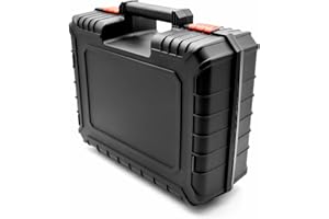 BigDean Maschinenkoffer mit Schaumstoff Einlage leer aus bruchsicherem Kunststoff für sichere Werkzeugaufbewahrung – Werkzeugkoffer Made in Europe