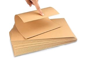 Rainmae 80 Sheets,Brown Kraft Paper Card A4-200gsm Thick Cardstock Printer Craft Card Stock Paper for Invitations, Menus, Crafts, DIY Cards