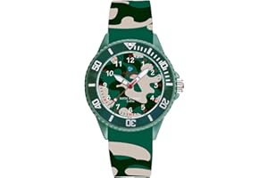 Alienwork Kids Orologio Bambini Ragazzi Ragazze Tempo di Apprendimento Impermeabile 5 ATM