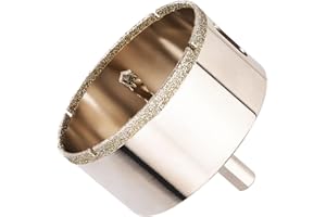 GUOQEE 65mm Diamond Drill Bit, Tile Hole Cutter Glass Hole Saw for Porcelain Tiles Ceramic Marble Granite Quartz Gemstone