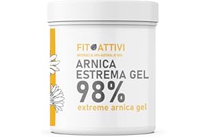 ‎FITOATTIVI NATURA E BENESSERE Arnika Gel Forte Konzentrat 550 ml für Pferde und Menschen 98%, Extreme Arnika-Salbe mit Vitamin E, Minze und Lavendel, 100% Made in Italy - FITOATTIVI (550 ml)