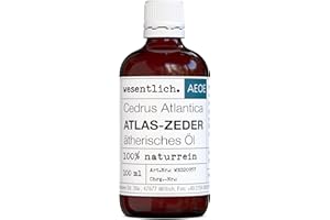 WESENTLICH. Atlas olejek cedrowy – czysty olejek eteryczny od wesentlich – 100% naturalny w szklanej butelce (100 ml)
